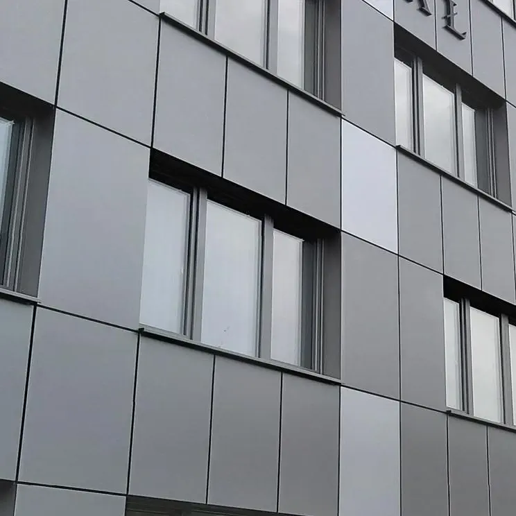 etalbond ACM cladding on a building facade